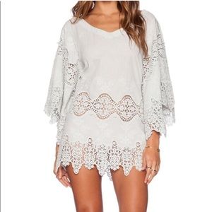 Anthropologie Eberjey Castaway Lace Tunic Coverup in Sz S/M